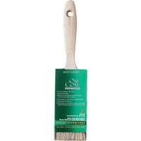 Pinceau pour murs et moulures One Coat, Soie blanche, Manche Bois, Largeur de 2" Toolneeds Inc.