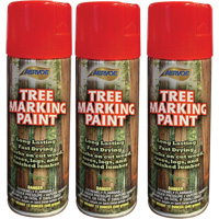 Peinture fluorescente pour marquer les arbres Aervoe 690, Rouge fluorescent, 16 oz Toolneeds Inc.