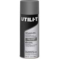 Peinture-&eacute;mail en a&eacute;rosol polyvalent UTILI-T, Appr&ecirc;t gris, 10 oz/283 g, Canette a&eacute;rosol Toolneeds Inc.