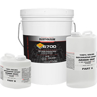 6700 100% Solids Decorative Epoxy, 3 gal., Epoxy-Based, High-Gloss, Grey Toolneeds Inc.