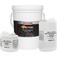 6700 100% Solids Decorative Epoxy, 3 gal., Epoxy-Based, High-Gloss, Clear Toolneeds Inc.