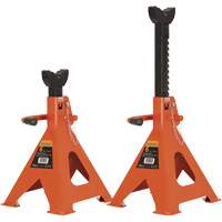 856A Jack Stands, Locking Handle/Ratchet, 6 Ton(s) Capacity, 15-1/2" - 24" H Toolneeds Inc.