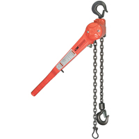 Lever Hoist - Series 640 Puller, 5' Lift, 1500 lbs. (0.75 tons) Capacity, Steel Chain Toolneeds Inc.