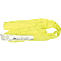 Slinger Polyester Round Sling, Yellow, 1" W x 12' L, 9000 lbs. Vertical Load Toolneeds Inc.