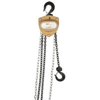 Heavy-Duty Gold Series Chain Hoist, 20' Lift, 2000 lbs. (1 tons) Capacity, Alloy Steel Chain Toolneeds Inc.
