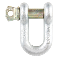 Screw Pin Chain Shackle, 1/4", Screw Pin, Hot Dip Galvanized Toolneeds Inc.