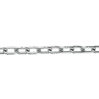 Straight Link Chain, Low Carbon Steel, 1/8" x 350' (106.7 m) L, Grade 30, 400 lbs. (0.2 tons) Load Capacity Toolneeds Inc.