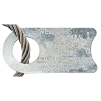 &eacute;lingue de levage &agrave; c&acirc;ble m&eacute;tallique - deux boucles Toolneeds Inc.