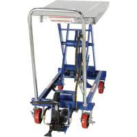 Pneumatic Hydraulic Scissor Lift Table, Steel, 32-1/2" L x 19-3/4" W, 1000 lbs. Cap. Toolneeds Inc.