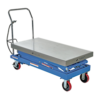 Pneumatic Hydraulic Scissor Lift Table, Steel, 47-1/4" L x 24" W, 1500 lbs. Cap. Toolneeds Inc.