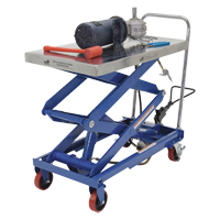 Pneumatic Hydraulic Scissor Lift Table, Steel, 35-1/2" L x 20" W, 800 lbs. Cap. Toolneeds Inc.