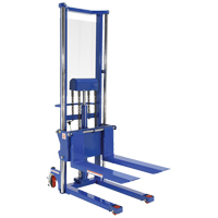 Hefti-Lift Load Stacker, Foot Pump Operated, 1500 lbs. Capacity, 63" Max Lift Toolneeds Inc.