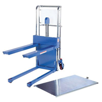 Hefti-Lift Load Stacker, Foot Pump Operated, 400 lbs. Capacity, 44" Max Lift Toolneeds Inc.