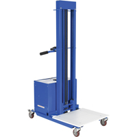 Quick Lift Stacker, Electric Operated, 400 lbs. Capacity, 72" Max Lift Toolneeds Inc.