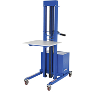 Quick Lift Stacker, Electric Operated, 400 lbs. Capacity, 57" Max Lift Toolneeds Inc.