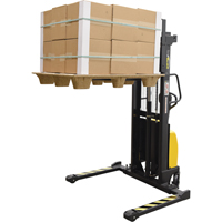 Fork Lift Stacker, Electric Operated, 2000 lbs. Capacity, 63" Max Lift Toolneeds Inc.