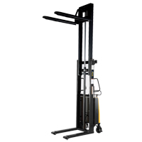 Fork Lift Stacker, Electric Operated, 2000 lbs. Capacity, 118" Max Lift Toolneeds Inc.