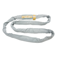 Polyester Round Sling, Grey, 4" W x 6' L, 32000 lbs. Vertical Load Toolneeds Inc.