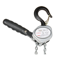 Mini Lever Hoist, 5' Lift, 500 lbs. (0.25 tons) Capacity, Zinc Plated Chain Toolneeds Inc.