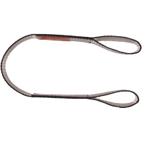Polyester Web Sling, Double Ply, Double Eye, Type 3, 1" W x 4' L, 3100 lbs. Vertical Cap. Toolneeds Inc.