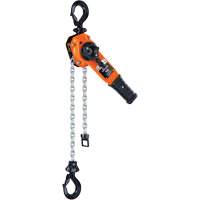 Series 653-A Ratchet Lever Hoist, 5' Lift, 1500 lbs. (0.75 tons) Capacity, Steel Chain Toolneeds Inc.