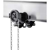 HTG Geared Clevis Trolley, 4409 lbs. (2 tons) Capacity, 2-39/64" - 8-43/64" Toolneeds Inc.