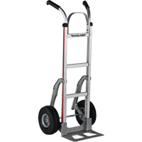 Knocked Down Hand Truck, Dual Handle, Aluminum, 48" Height, 500 lbs. Capacity Toolneeds Inc.