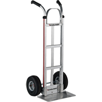 Knocked Down Hand Truck, Dual Handle, Aluminum, 48" Height, 500 lbs. Capacity Toolneeds Inc.