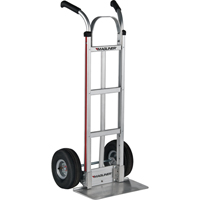 Knocked Down Hand Truck, Dual Handle, Aluminum, 48" Height, 500 lbs. Capacity Toolneeds Inc.