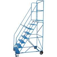 CSA-Certified Rolling Step Ladder with Locking Step, 8 Steps, 30" Step Width, 72" Platform Height, Steel Toolneeds Inc.