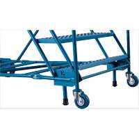 Escabeau roulant certifi&eacute; CSA avec marche verrouillable, 8 marches, Largeur de la marche 30", Hauteur de la plateforme 72", Acier Toolneeds Inc.