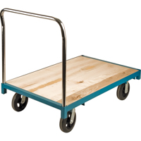 Heavy-Duty Platform Truck, 48" L x 30" W, 2000 lbs. Capacity, Rubber Casters Toolneeds Inc.