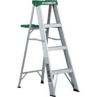 Commercial Duty Stepladders (2400 Series), 4', Aluminum, 225 lbs. Capacity, Type 2 Toolneeds Inc.