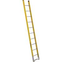 Single Section Straight Ladder - 6100 Series, 10', Fibreglass, 375 lbs., CSA Grade 1AA Toolneeds Inc.