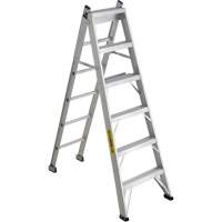 2700 Series Industrial Duty Multi-Way Ladders, 6', Aluminum, 250 lbs. Cap., ANSI 1, CSA 1 Toolneeds Inc.