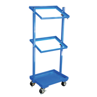 Stock Cart, Steel, 30-11/16" W x 19-1/4" D, 3 Shelves, 300 lbs. Capacity Toolneeds Inc.