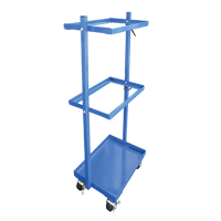 Stock Cart, Steel, 30-11/16" W x 19-1/4" D, 3 Shelves, 300 lbs. Capacity Toolneeds Inc.