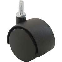 Twin Wheel Caster (300/400 Series), Swivel, 2" (51 mm) Dia., 75 lbs. (34 kg.) Capacity Toolneeds Inc.