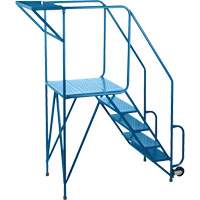 &eacute;chelles roulantes pour l'entretien et les m&eacute;caniciens, Acier, 5 Marches, Hauteur de la plateforme 47" Toolneeds Inc.