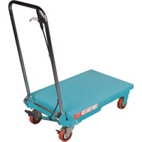 Heavy-Duty Hydraulic Scissor Lift Table, 27-1/2" L x 17-3/4" W, Steel, 330 lbs. Capacity Toolneeds Inc.