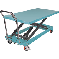 Heavy-Duty Hydraulic Scissor Lift Table, 63" L x 31-7/8" W, Steel, 1100 lbs. Capacity Toolneeds Inc.