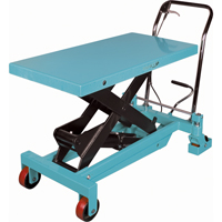Heavy-Duty Hydraulic Scissor Lift Table, 40" L x 20-1/8" W, Steel, 2200 lbs. Capacity Toolneeds Inc.
