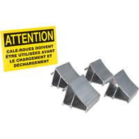 Ensemble de cales-roue en aluminium, 7" la x 6" p x 6" h Toolneeds Inc.