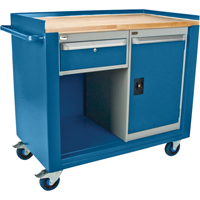 Industrial Duty Mobile Service Workbenches, Wood Surface Toolneeds Inc.