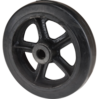 Mold-On Rubber Wheel, 8" (203 mm) Dia. x 2" (51 mm) W, 400 lbs. (181 kg.) Capacity Toolneeds Inc.