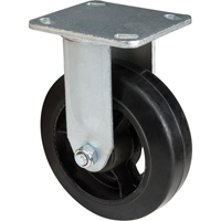 Mold-on Caster, Rigid, 6" (152.4 mm), Rubber, 550 lbs. (249 kg.) Toolneeds Inc.