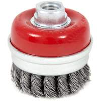High-Performance Knot Banded Cup Brush, 3" Dia. x 5/8"-11 Arbor Toolneeds Inc.