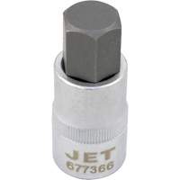 Bit Socket, Hex, 12 mm x 2" L, 1/2" Drive Toolneeds Inc.