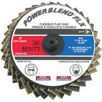 Powerblend FLX Roll-on Flap Disc, 3" x Type R, Z40 Grit, Zirconia Alumina Toolneeds Inc.