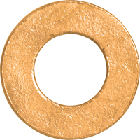 SAE Flat Washer, 3/8", Yellow Zinc Toolneeds Inc.